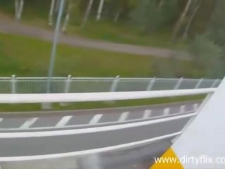 Quickie трахання спіймана на шпигунська камера окуляри