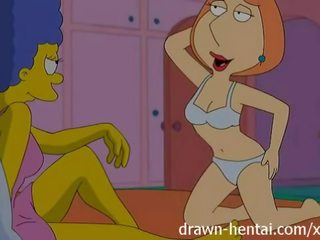 동성애의 헨타이 - lois griffin 과 marge simpson