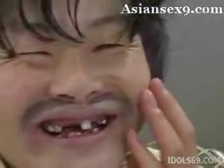 마이 yamazaki 못된 아시아의 간호사 이다 fondled 에 또는