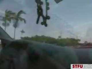 Студентки витрачати springbreak з sensational брудна кліп