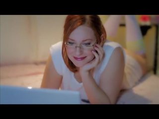 Camille crimson দেয় desirable টিউব মোজা কঠিন পরিশ্রম