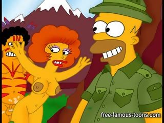 Simpsons 成人 視頻 滑稽模仿