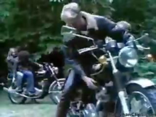 Німецька bikerchicks bewitching вінтажний німецька ggg spritzen слиз дівчинки
