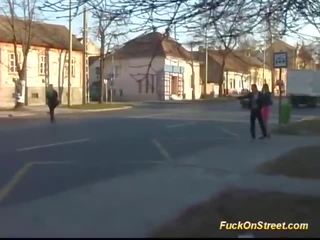 Грудаста підліток заднє сидіння таксі брудна відео