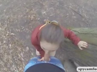 Enchanting підліток мед отримує анал трахкав і кінчання на a stairway
