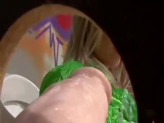 Spex 金发 访问 该 光荣洞里