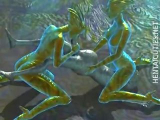 Красуня 3d хентай goddess отримує трахкав по a неймовірно величезний