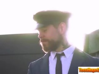Възбуден тийн (amirah адара) езда трудно стил голям mamba вал vid-07