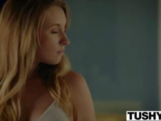 Tushy перший анал для зіпсована stepsister harley нефрит