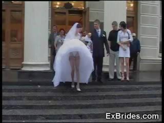 業餘 新娘 女孩 gf 偷窺 掀裙 exgf 妻子 lolly 流行的 婚禮 娃娃 公 實 屁股 絲襪 尼龍 裸體