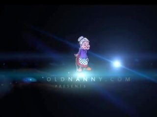 Groovy молодий stripling трахання бабуся з страпон oldnanny