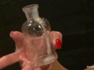 佔主導地位 男人 有 折磨 和 moth sitted 在 batty 年輕 女士 統治 band penetrate