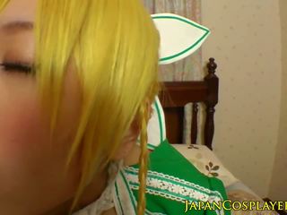 日本语 角色扮演 美女 如 leafa 在 pov 行动