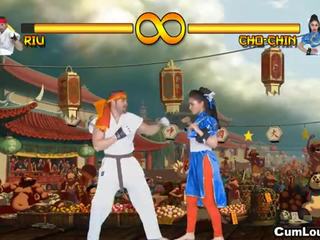 Marta la croft में स्ट्रीट fighter पॉर्न पॅरोडी