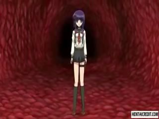 Hentai dekleta zajebal s monsters in lovke