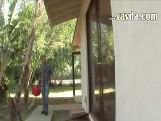毛茸茸 strumpet 性交 上 该 厨房 单元