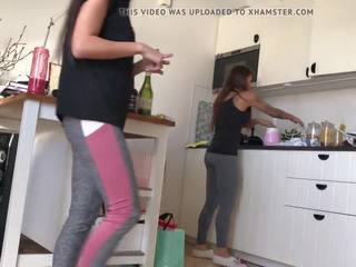 Тийн панталони тънък клинове йога панталони и гащи ден.