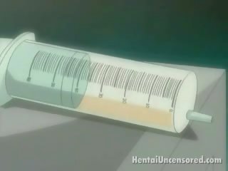 Alluring hentaý şepagat uýasy getting amjagaz injected by a lustful md