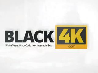 Black4k. девица черни пич на бял сладур в чудесен секс филм действие