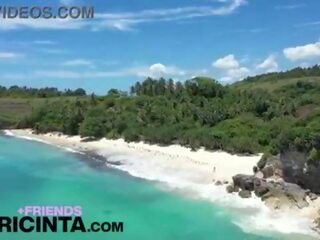 Randy এশিয়ান stunner putri cinta পাওয়া হার্ডকোর উপর একটি সাগর পাড়