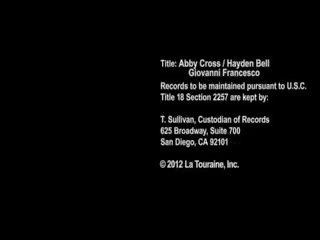 Abby cross & hayden bell