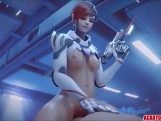 Overwatch мръсен филм компилация с dva и widowmaker: мръсен клипс 64