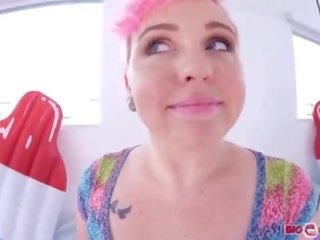 大 奶 miley 可能 pov 深喉 和 吞咽 附带