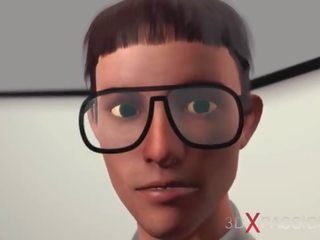 3d cuckold&excl; randy 年轻 金发 性交 硬 由 一 大 黑色 啄木鸟